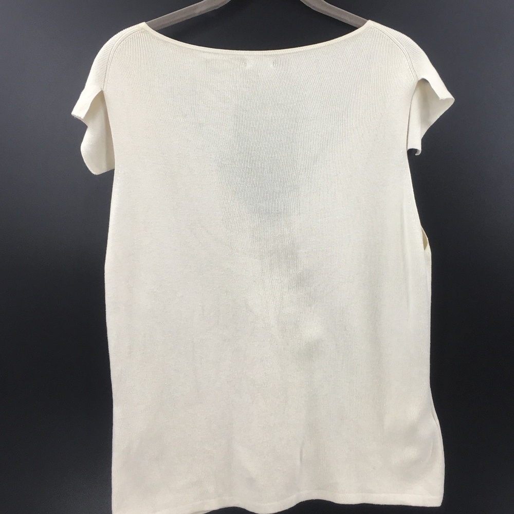 Max Studio Silk Blend Split Cap Sleeve - image 4